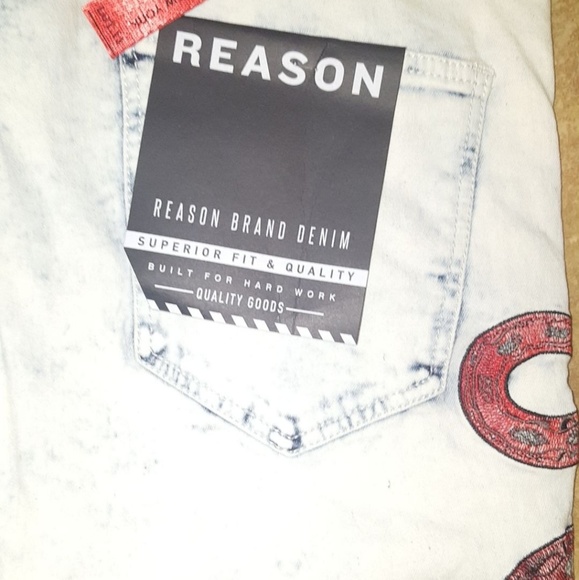 New Snake Denim Biker Jeans 34w - Picture 7 of 8